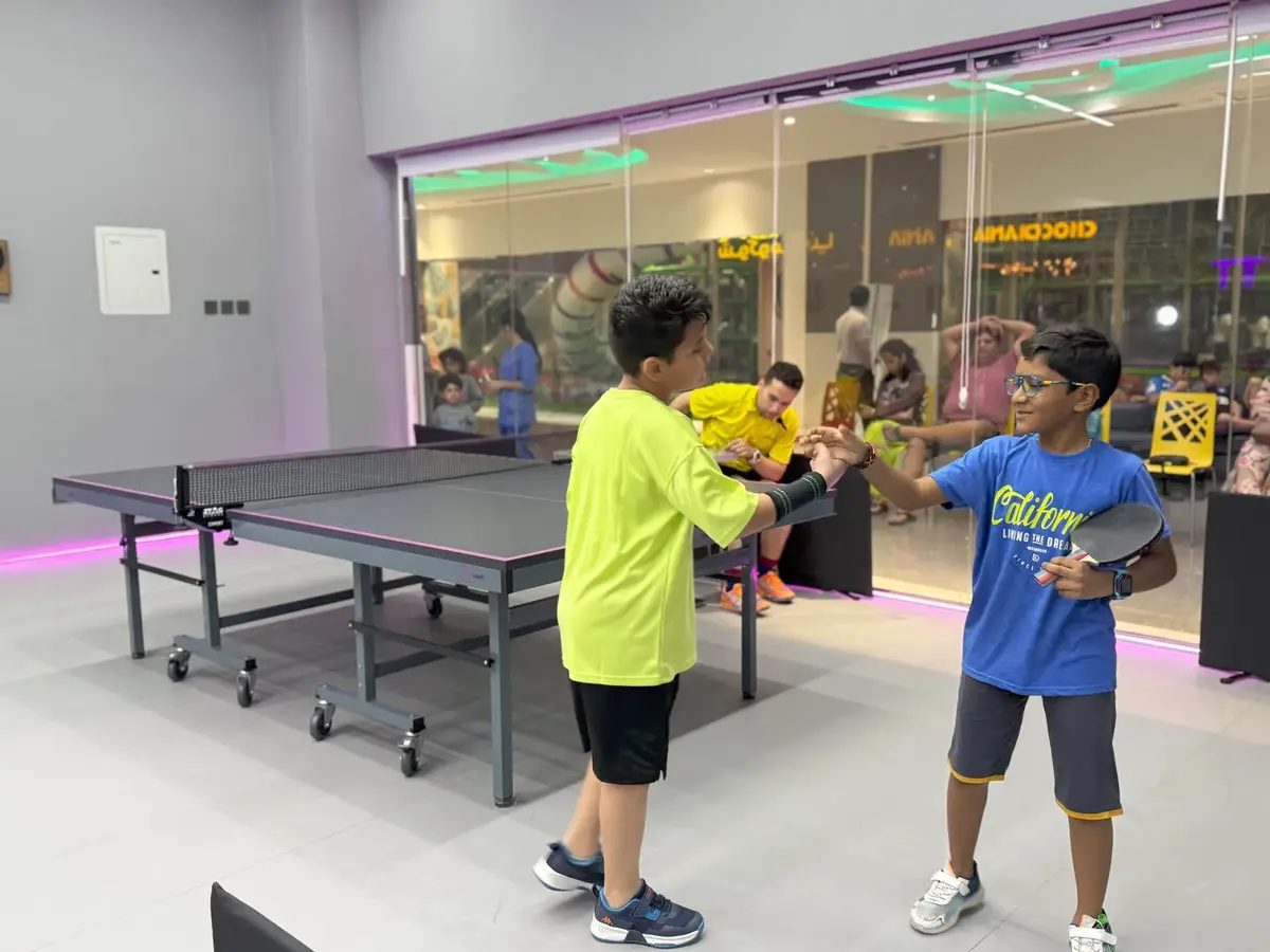 Players shaking hands after a fair match